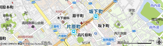 富山県高岡市片原町40周辺の地図