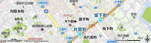 富山県高岡市源平町43周辺の地図