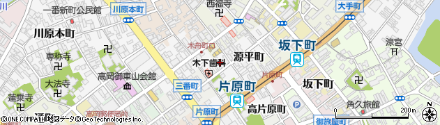 富山県高岡市源平町44周辺の地図