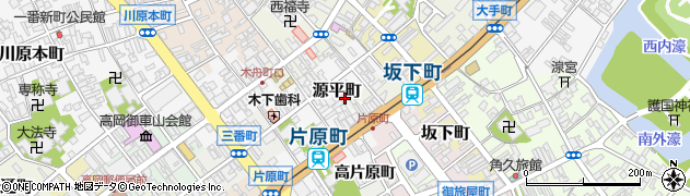 富山県高岡市源平町76周辺の地図