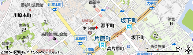富山県高岡市源平町41周辺の地図