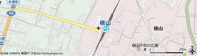 石川県かほく市横山タ207周辺の地図