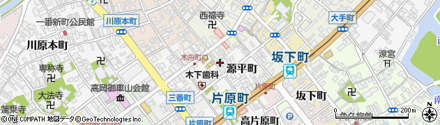 富山県高岡市源平町38周辺の地図