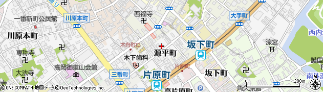 富山県高岡市源平町25周辺の地図