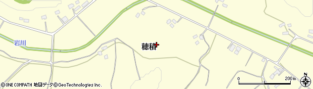 栃木県さくら市穂積周辺の地図