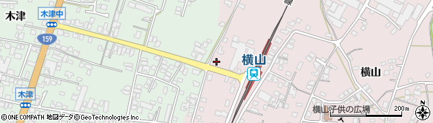 石川県かほく市横山タ209周辺の地図