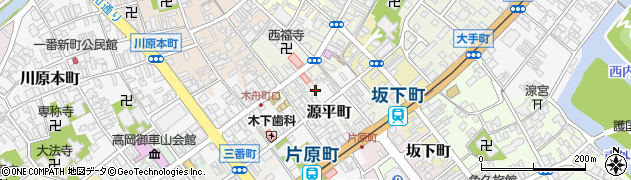 富山県高岡市源平町26周辺の地図