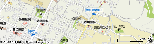 松川神社周辺の地図