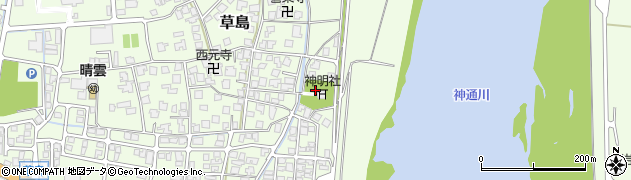 草島公園周辺の地図