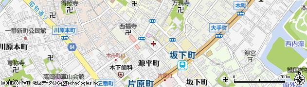 富山県高岡市源平町10周辺の地図