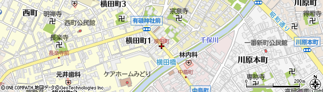 横田町周辺の地図