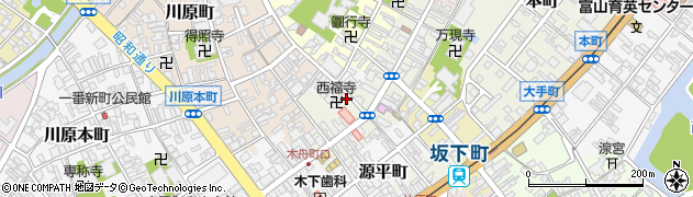 富山県高岡市千木屋町1周辺の地図