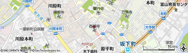 富山県高岡市千木屋町周辺の地図