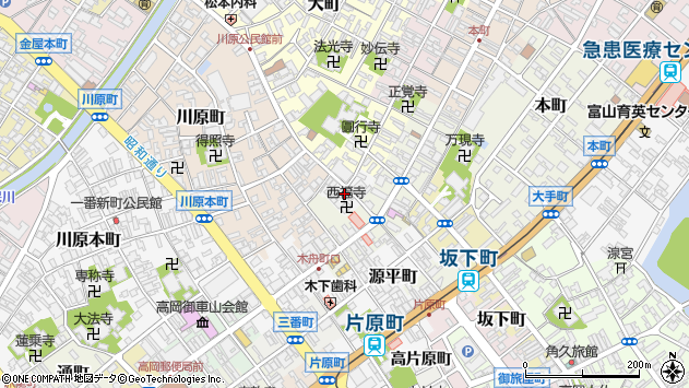 〒933-0915 富山県高岡市千木屋町の地図