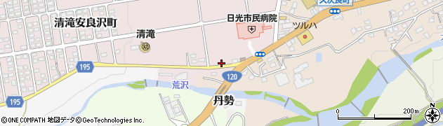 栃木県　警察本部日光警察署久次良町駐在所周辺の地図