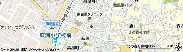 岩瀬高畠町第2公園周辺の地図