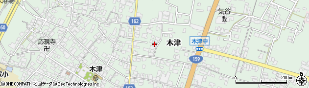 石川県かほく市木津ハ60周辺の地図