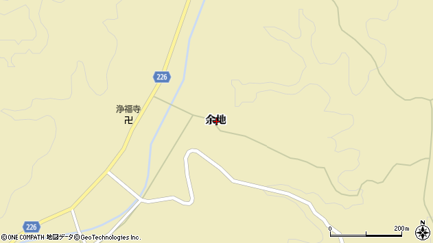 〒929-1101 石川県かほく市余地の地図