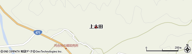 石川県津幡町（河北郡）上大田周辺の地図