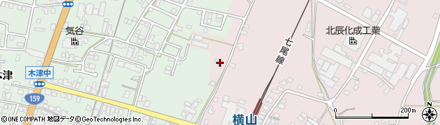 石川県かほく市横山タ225周辺の地図