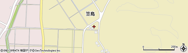 石川県かほく市笠島ホ周辺の地図