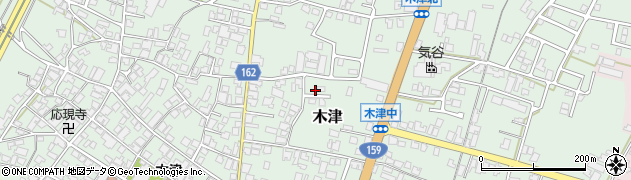 石川県かほく市木津ハ55周辺の地図