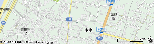 石川県かほく市木津ハ54周辺の地図