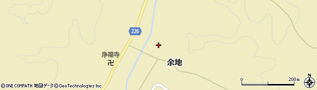 石川県かほく市余地（ヨ）周辺の地図