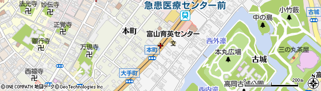 富山県高岡市本町101周辺の地図