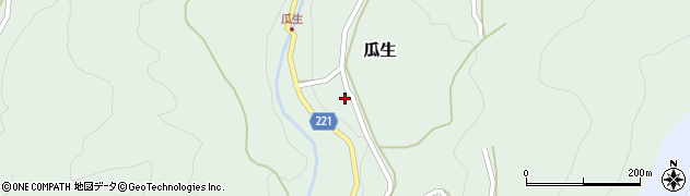 石川県津幡町（河北郡）瓜生（ハ）周辺の地図