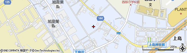 富山県滑川市上島周辺の地図