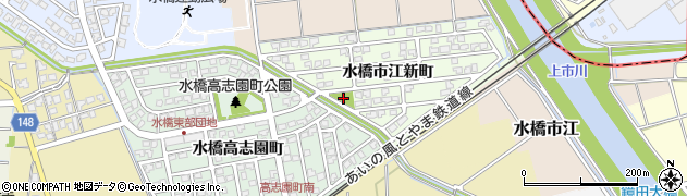 水橋市江新町公園周辺の地図