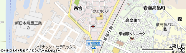 富山県富山市西宮113周辺の地図