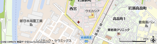富山県富山市西宮17周辺の地図