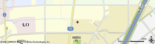 富山県滑川市金屋周辺の地図