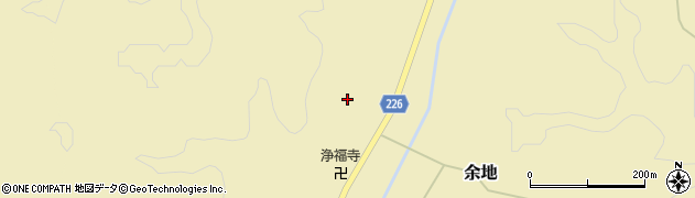 石川県かほく市余地ロ周辺の地図