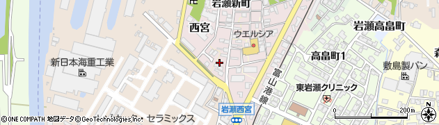 富山県富山市西宮21周辺の地図