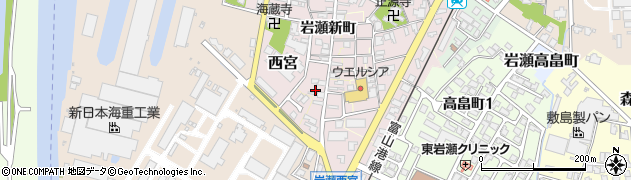 富山県富山市西宮33周辺の地図