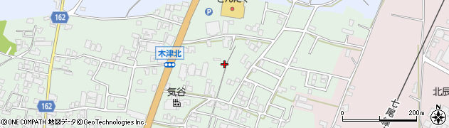 石川県かほく市木津ハ25周辺の地図