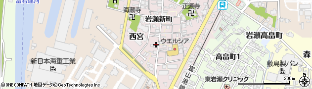 富山県富山市西宮38周辺の地図