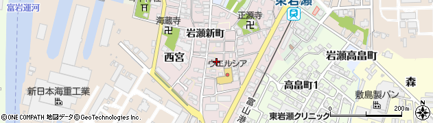 富山県富山市西宮533周辺の地図