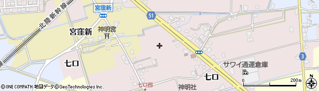 サワイ通運倉庫株式会社　滑川インター営業所周辺の地図