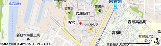 富山県富山市西宮610周辺の地図