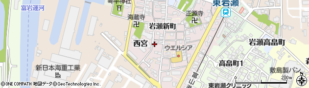 富山県富山市西宮43周辺の地図