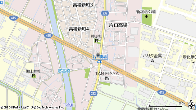 〒934-0036 富山県射水市片口高場の地図