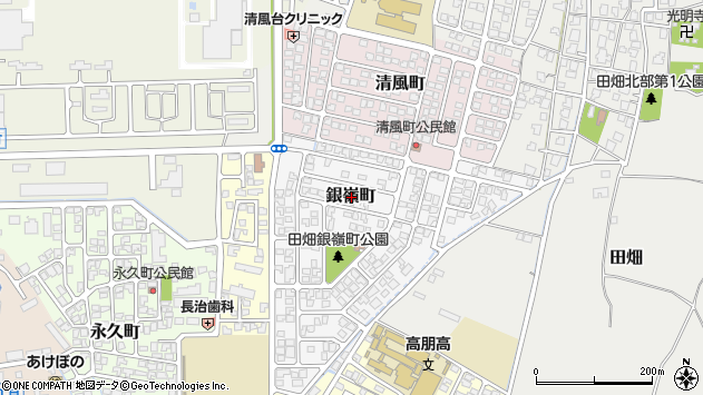 〒931-8451 富山県富山市銀嶺町の地図