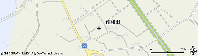 栃木県さくら市南和田161周辺の地図