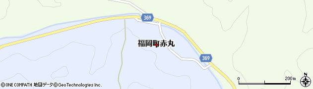 富山県高岡市福岡町赤丸周辺の地図