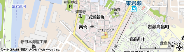 富山県富山市西宮607周辺の地図