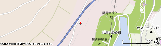志賀中野道路周辺の地図
